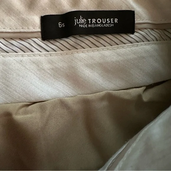 Loft | Tan Julie Trouser Size 6 Short - Picture 7 of 8